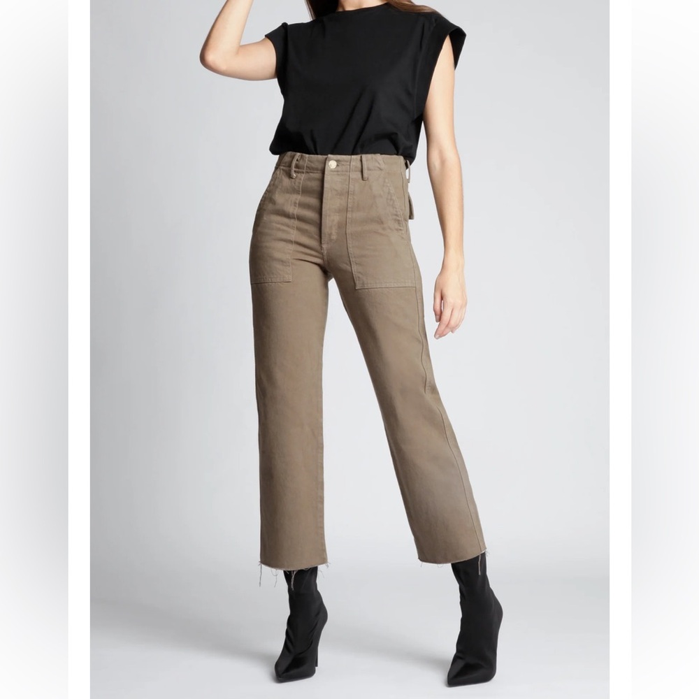 New Black Orchid Denim Ashley Patch Pocket Ankle Jeans Pants Desert Bloom
